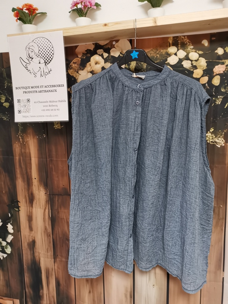 Chemise Dorine bleue