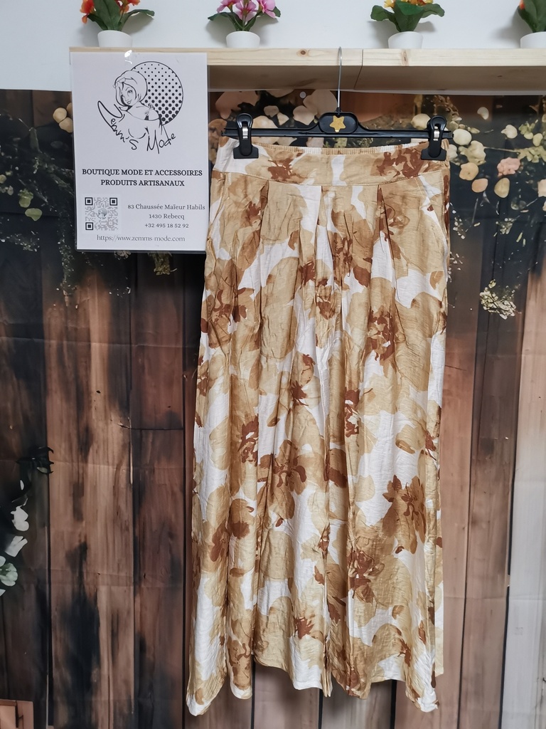 Jupe Camel "Elia"