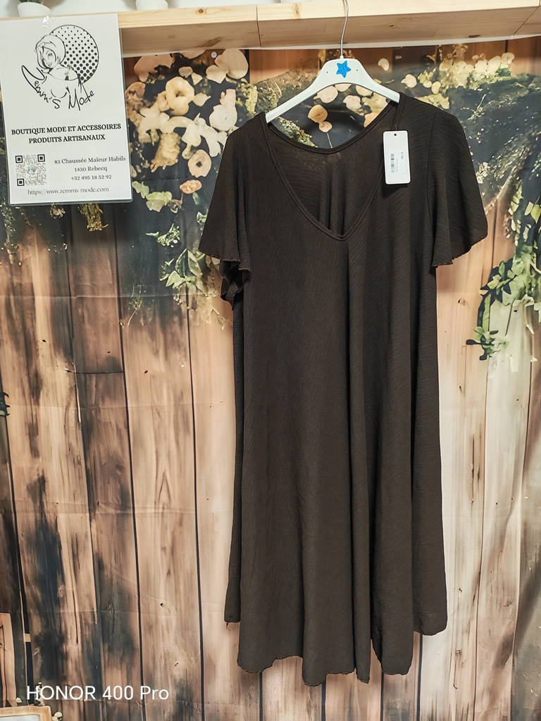 Robe "Suri" chocolat