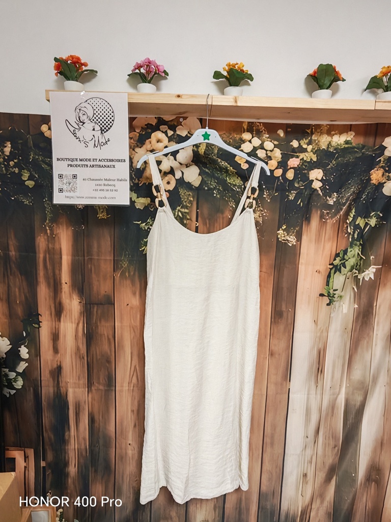 Robe "Eloisa"blanche