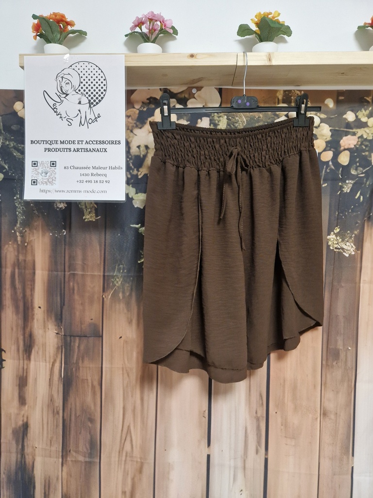 Short "Mimi" chocolat