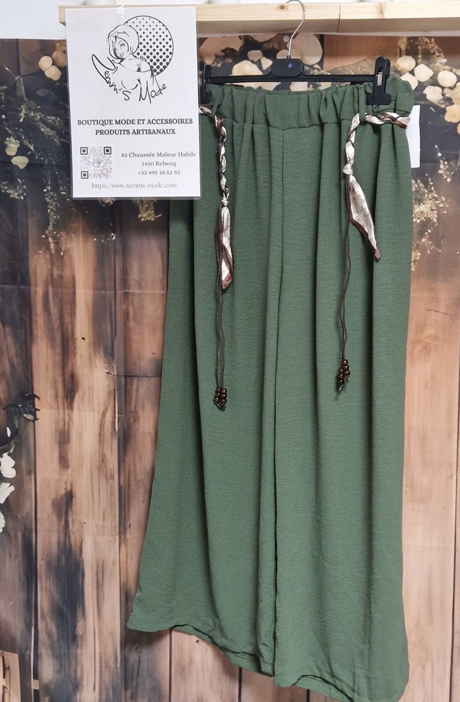 Pantalon "Elia" kaki