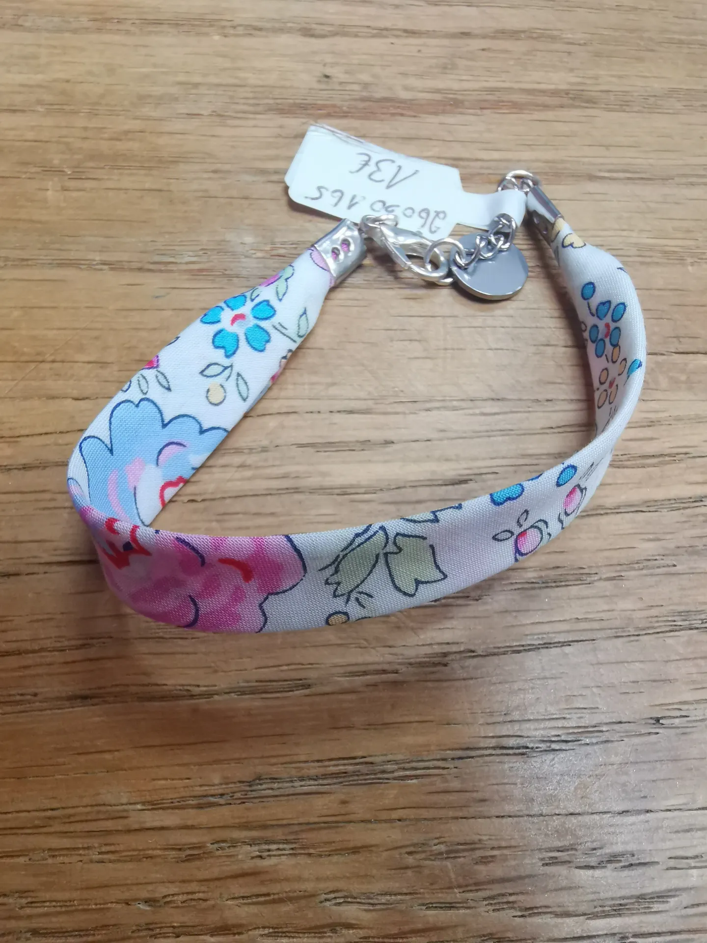 Bracelet Liberty argenté - Felicité - Rose