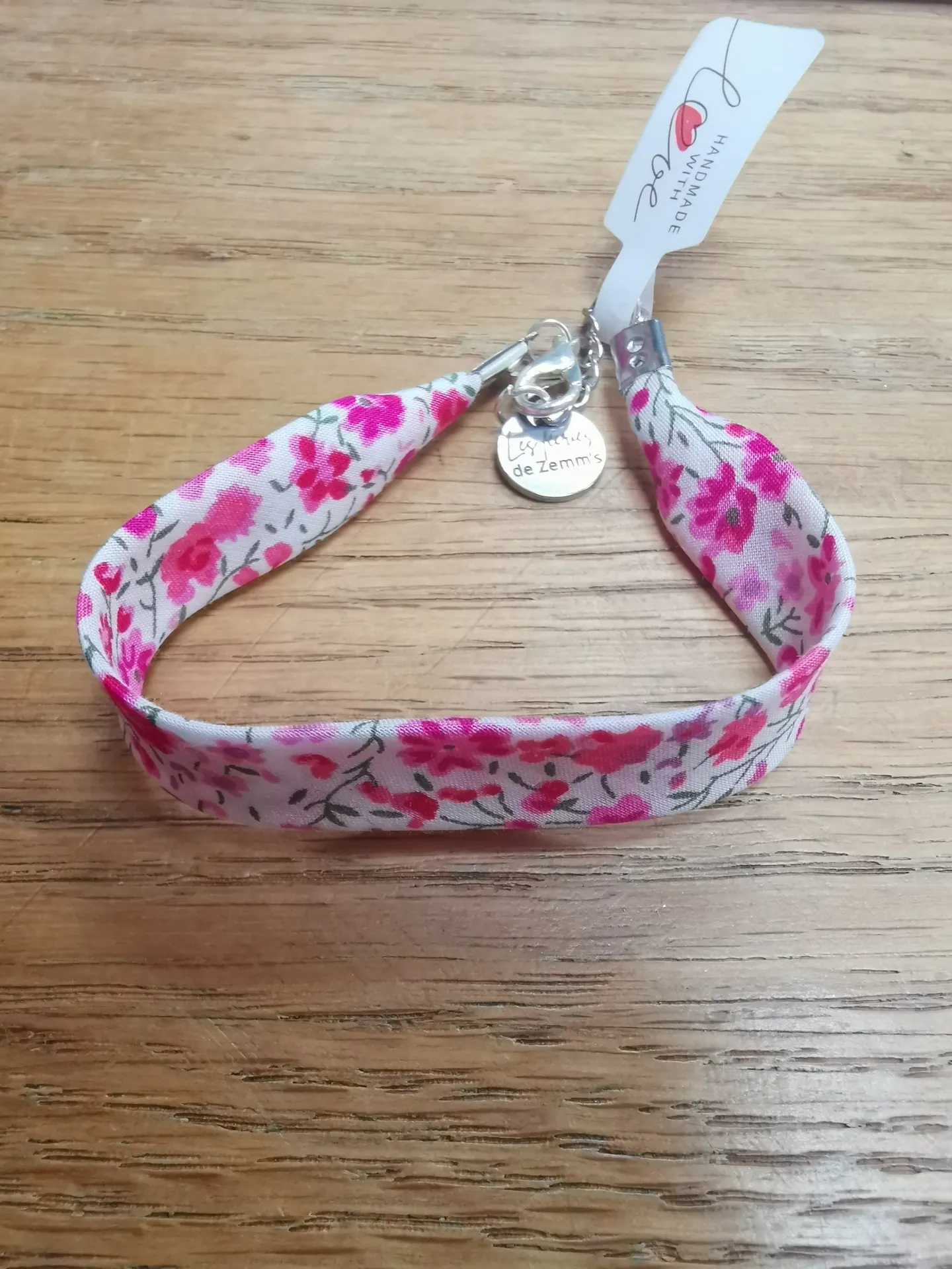 Bracelet Liberty argenté - Phoebe - Rose
