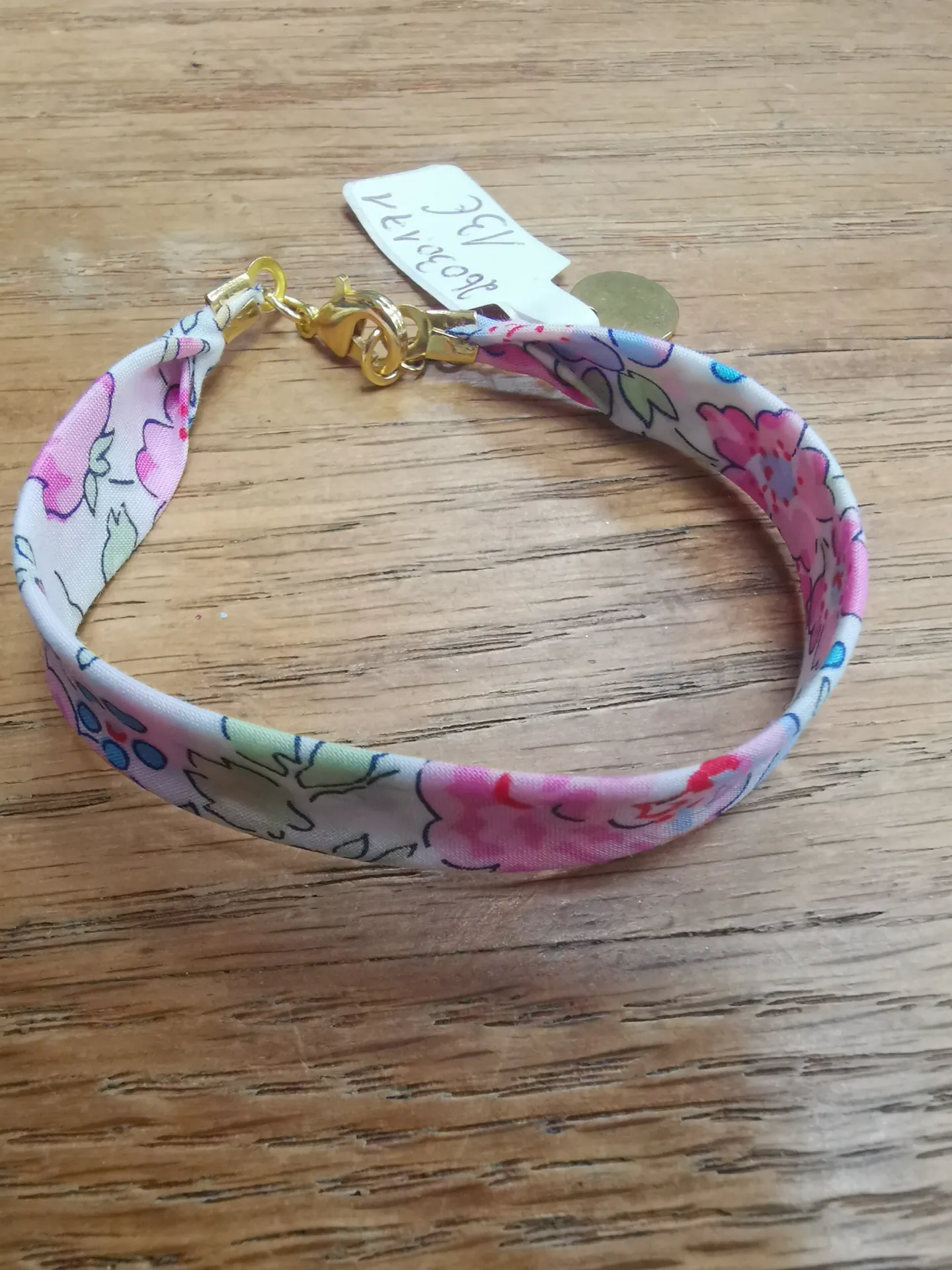 Bracelet Liberty doré - Felicité - Rose