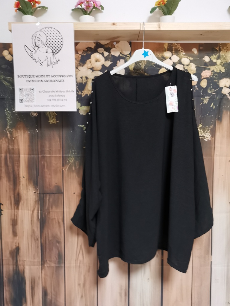 Blouse "Doroty" noire
