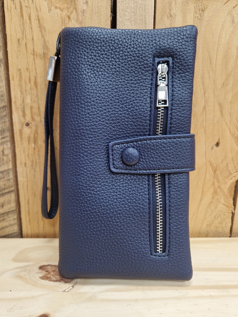 Pochette/Portefeuille bleu marine