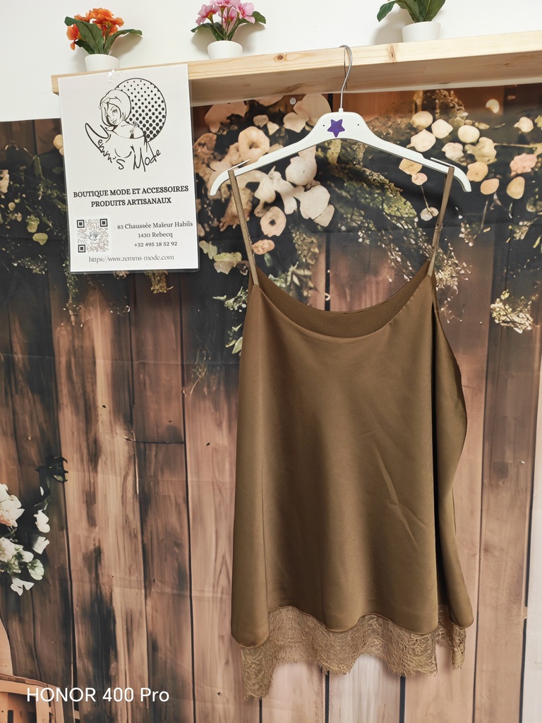 Top "Tehani" noisette GT (TU max. 52)