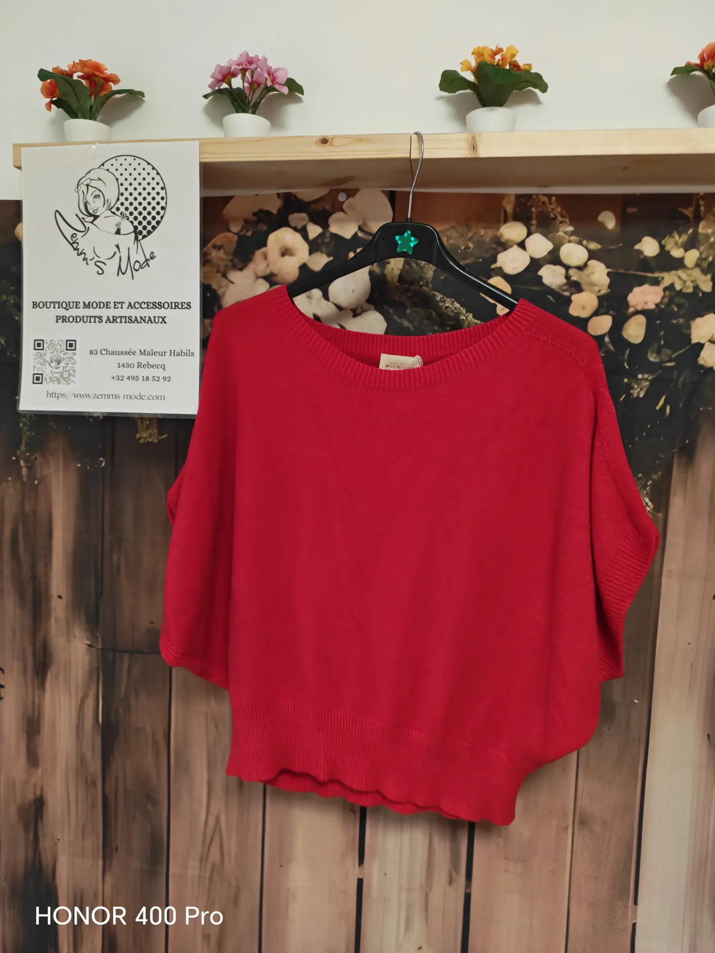 Pull "Marcy" rouge