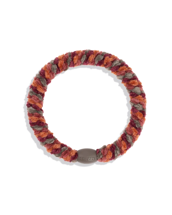 Kknekki bordeaux-rouille-gris velours