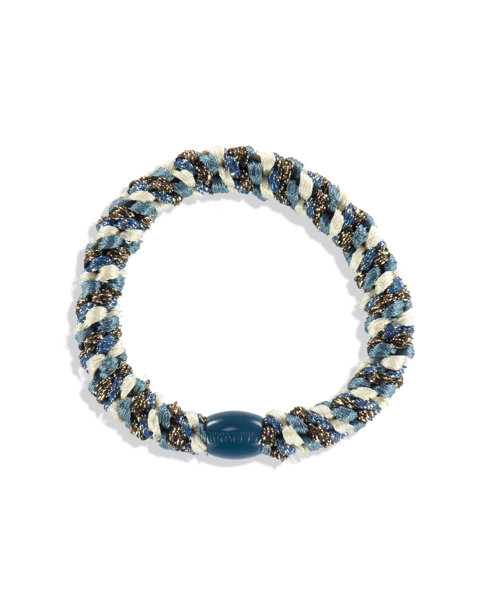 Kknekki bleu marine-café glitter
