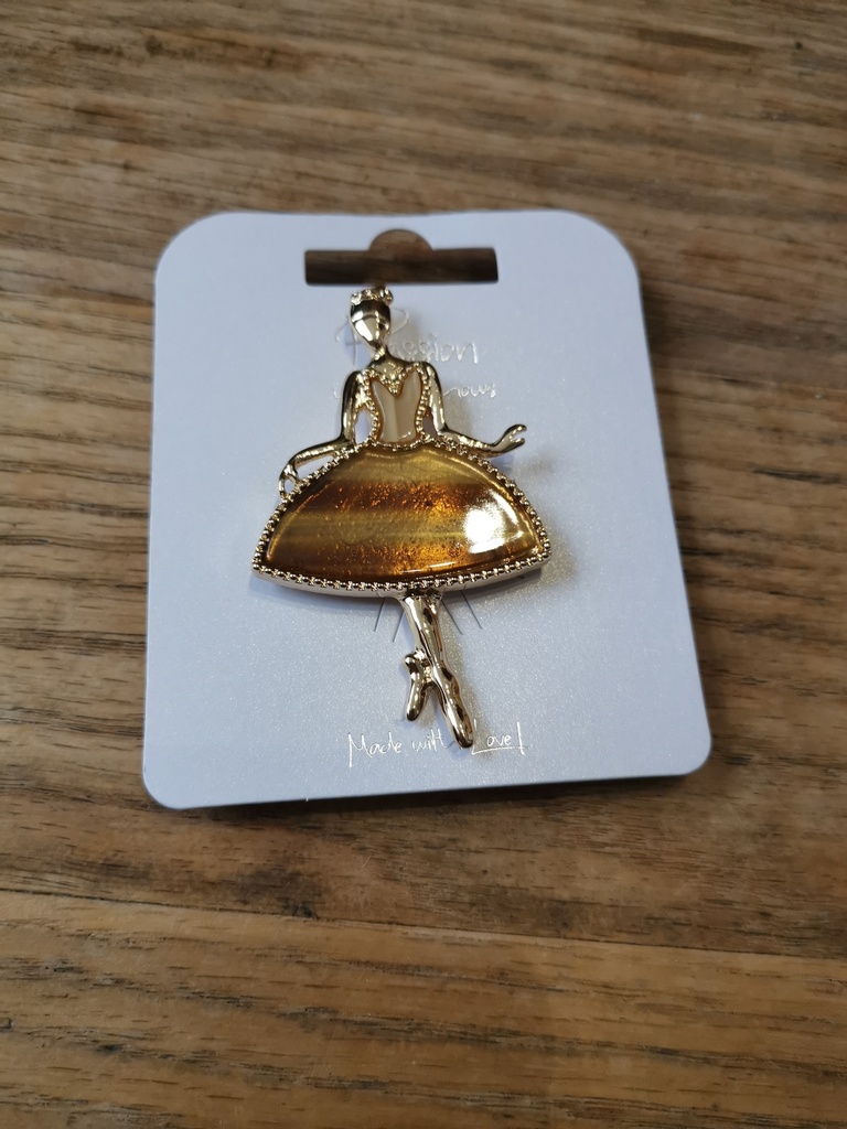 broche aimantée danseuse