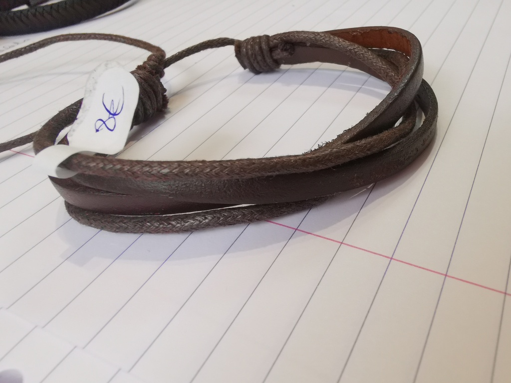 bracelets cuir homme (4.cordons)