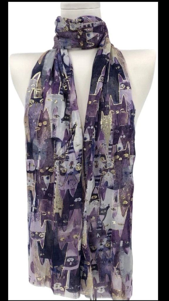 foulard chat 
