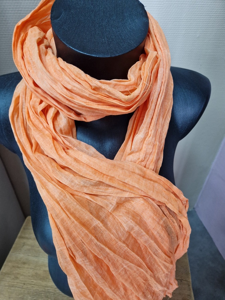 foulard uni coton