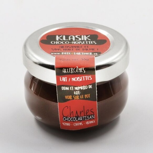 pâte à tartiner Klassik (baby-33gr) sans huile de palme