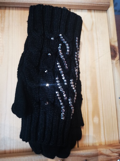 gants-mitaines strass "vaiana"