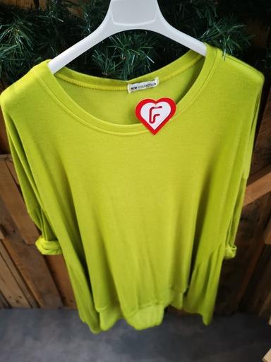 Pull Diva vert anis