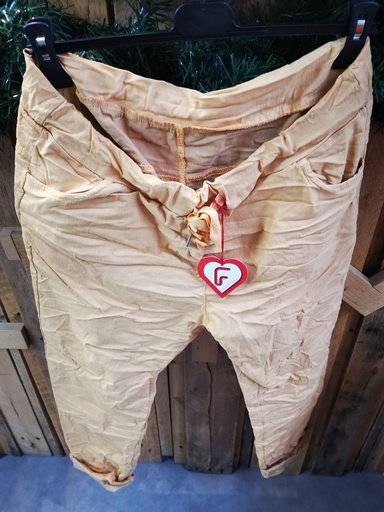 Pantalon magique orange pastel (36-44) 