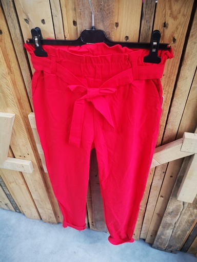 Pantalon "Bunny" rouge  t1