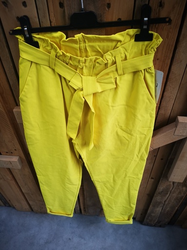 Pantalon "Bunny" jaune t1 
