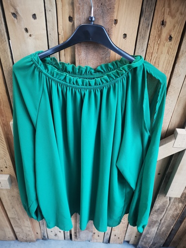 Blouse voile vert gucci cloé