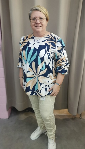 Blouse vinnie marine t1