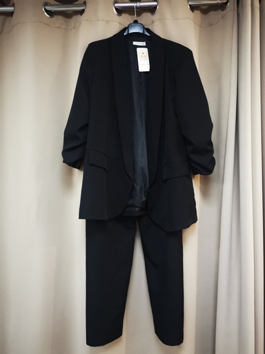 Ensemble tailleur pantalon T1 noir