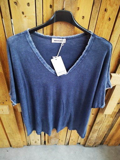 T-shirt "Ida" bleu marine
