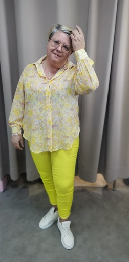 Chemisier "Mina" jaune