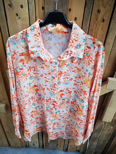 Chemisier "Mina" orange