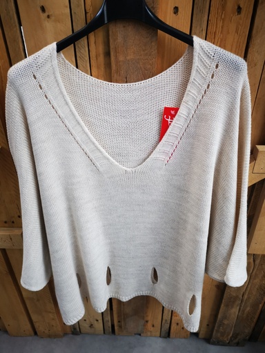 Pull "Tullie" écru