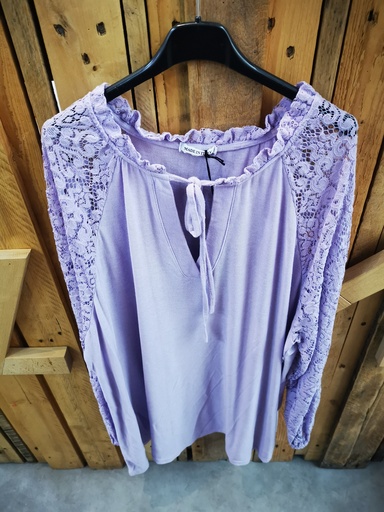 Tunique "Mélina" lilas