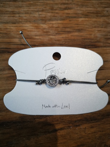 Bracelet "arbre de vie" gris