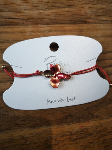 Bracelet "fleur"orange