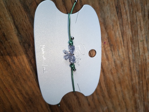 Bracelet "noeud" vert