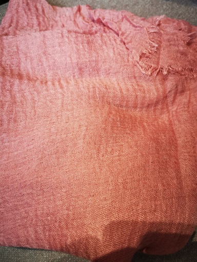 Foulard "Sia" vieux rose