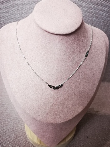 collier ailes acier chirurgical