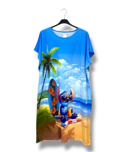 Robe de nuit Stitch surf (36-44)
