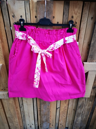 Jupe "Cléa" t42-52 fuchsia