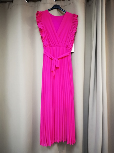 robes longues"Cléopatre" fuchsia