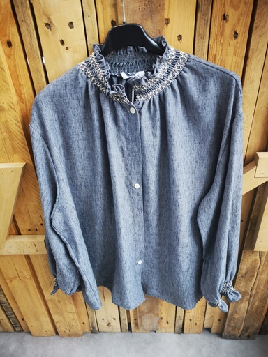 Chemise "Solie" gris