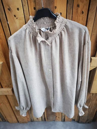 Chemise "Solie" beige