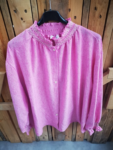 Chemise "Solie" rose
