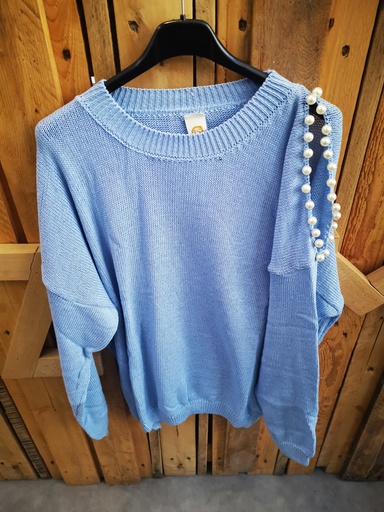 Pull "Ruby" bleu ciel