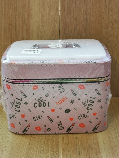 Trio Beauty Case "Girl be cool, Love" lilas
