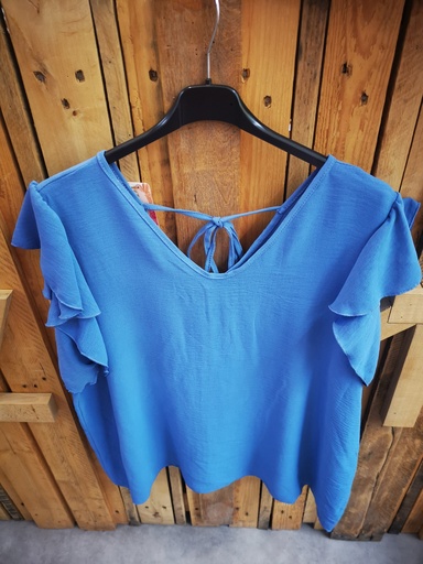 Blouse "Emy" bleu jeans