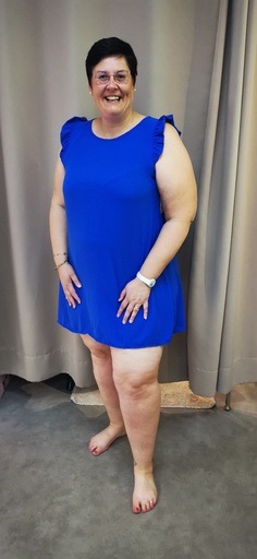 Robe "LYA" bleu roi
