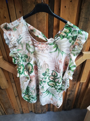 Blouse "Noémie" kaki