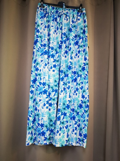 Pantalon "Lyna" bleu roi et turquoise GT